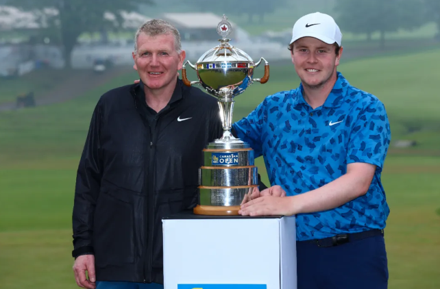With the blessing of his father's love, McIntyre won his first PGA Tour title