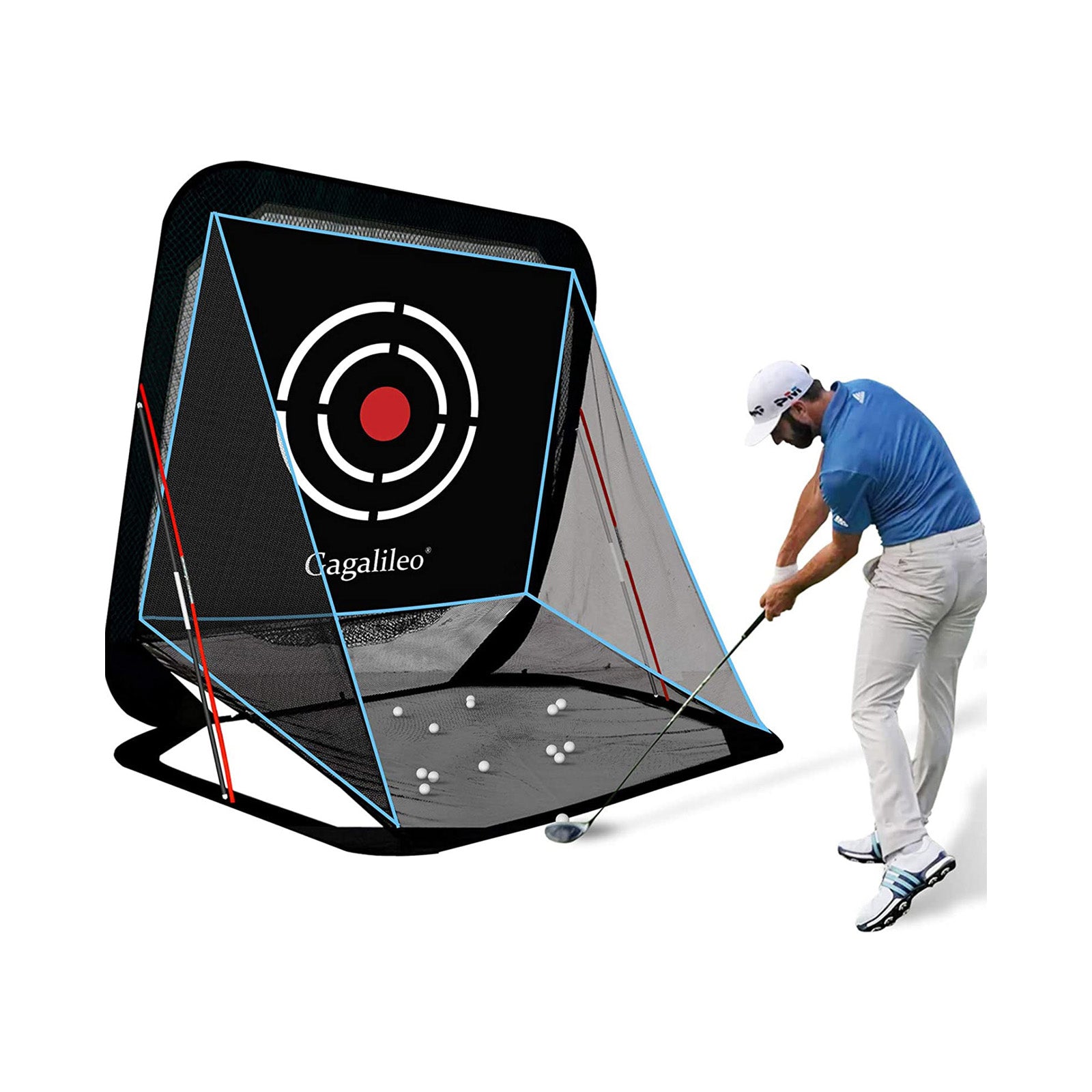 Gagalileo Portable Pop-Up Driving Net 8X7X7