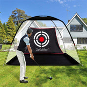 Galileo Golf Net 12'x7'x6.6' – Backyard & Indoor Driving Practice Net