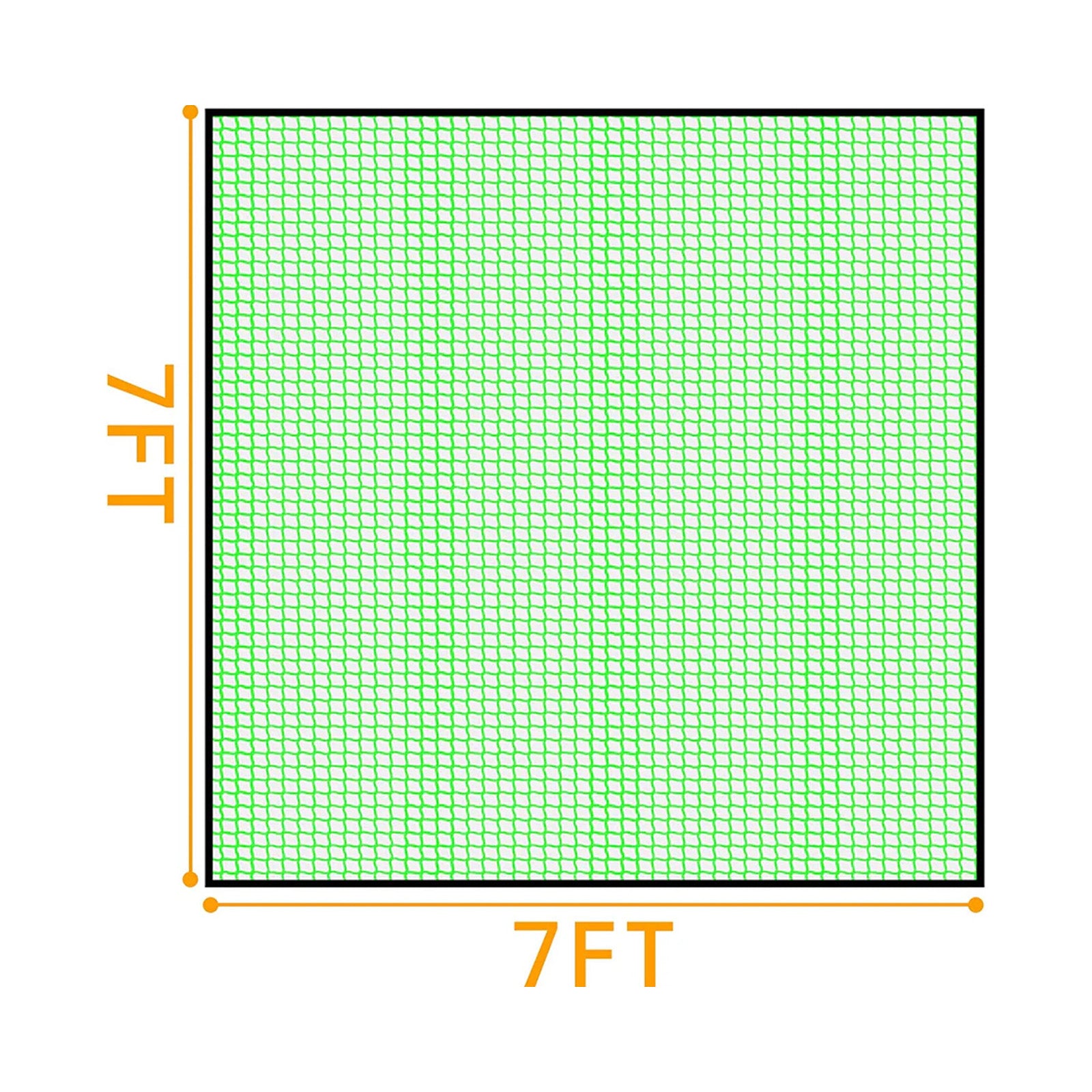 Gagalileo Golf Cage Replacement Net 7X7ft