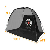 Gagalileo Golf Practice Net Complete Set: Real Golf Balls, Turf Mat, Tees, Target, Bag & Hat | Indoor/Outdoor Backyard | Perfect Gift for Men