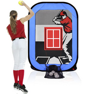 Gagalileo Kids Pop-Up Pitching Net 66 x 48 x 52 in