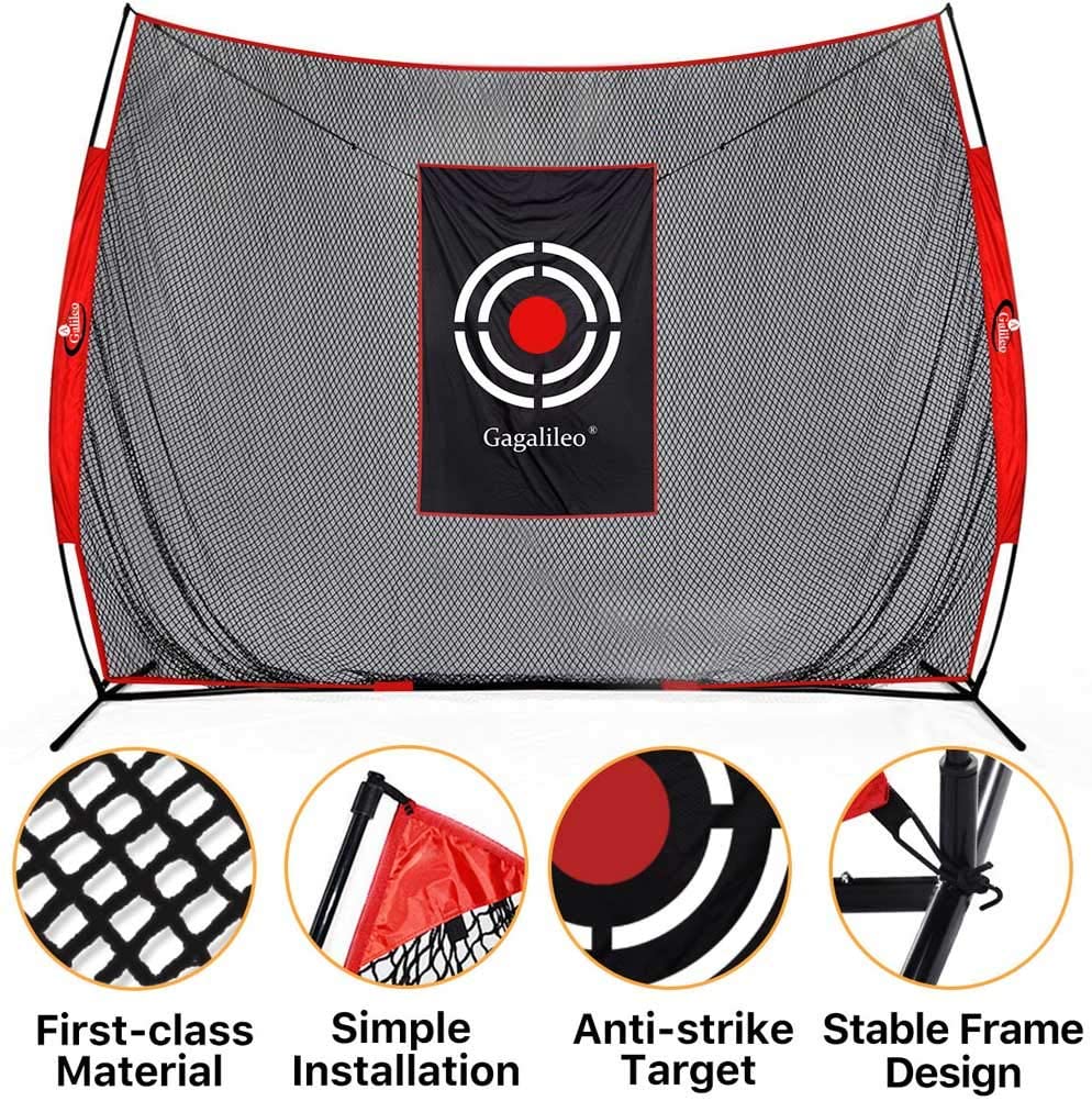 10X8FT| Golf Nets Golf Practice Net Golf Hitting Nets Golf Driving Range for Indoor Use| Galileo Sports-CAD