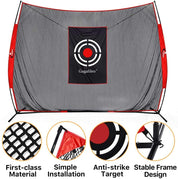 10X8FT| Golf Nets Golf Practice Net Golf Hitting Nets Golf Driving Range for Indoor Use| Galileo Sports-CAD