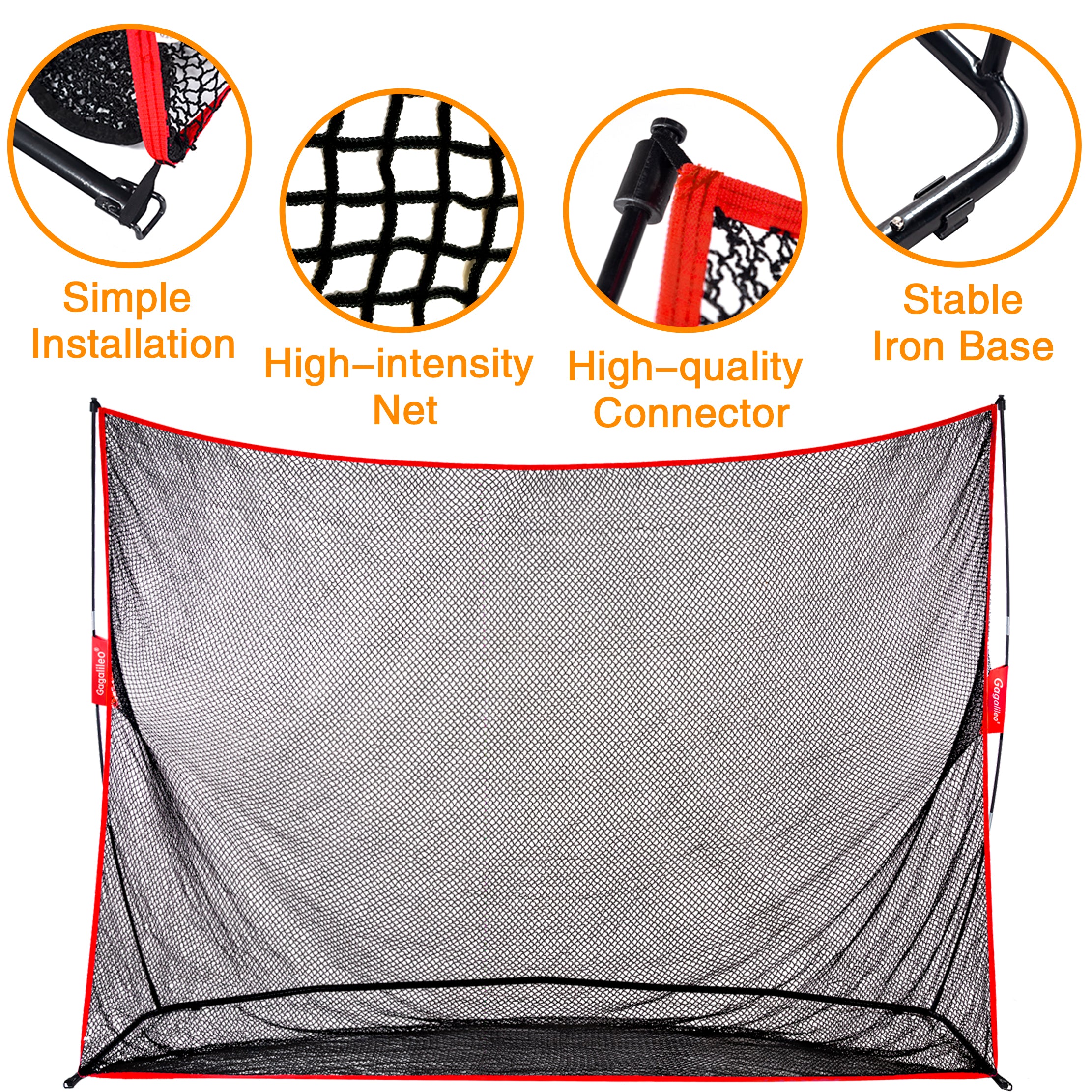 Gagalileo Portable Hitting Nets 10x7ft