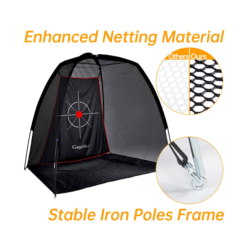 Gagalileo Backyard /Indoor Golf Net 8X6X5ft