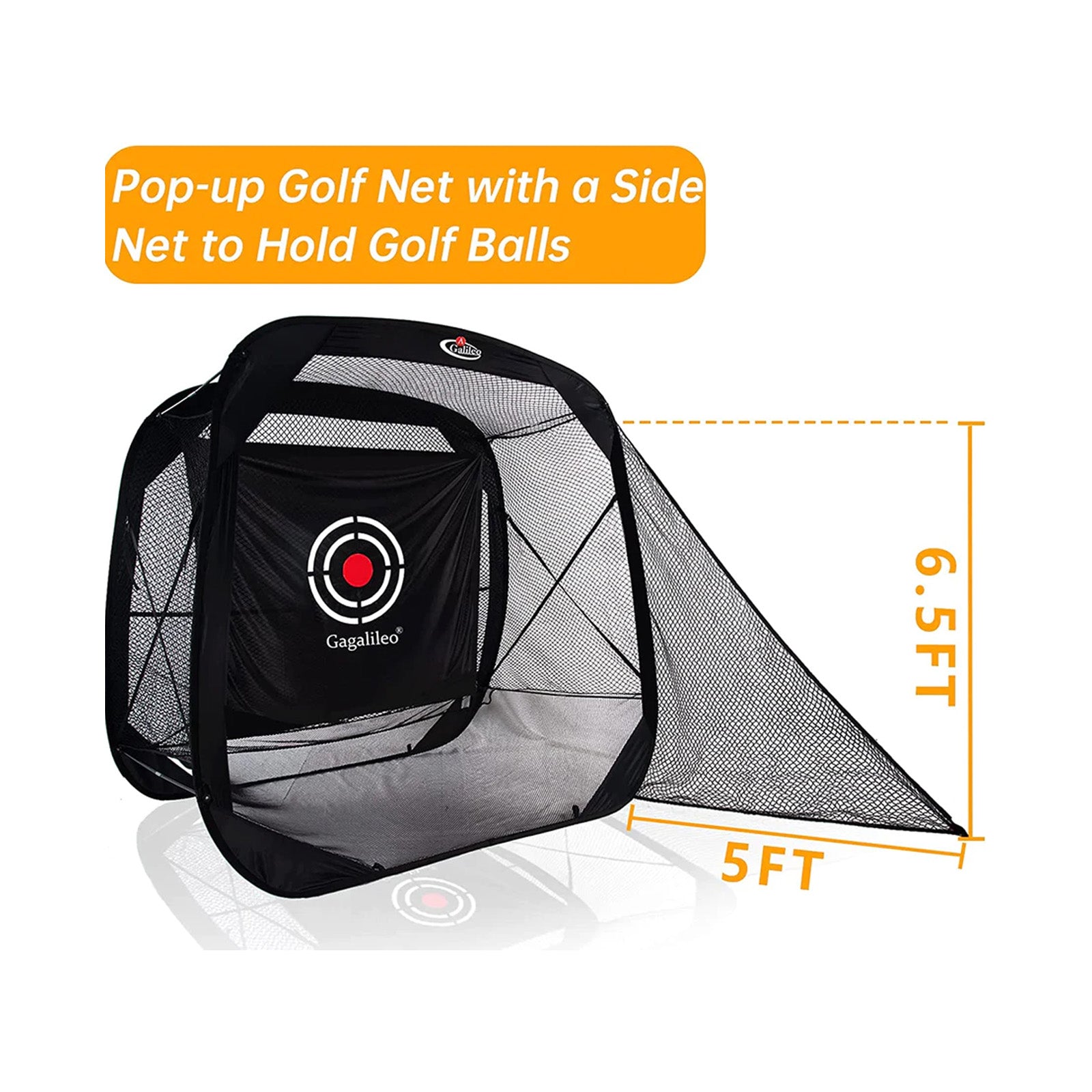 Gagalileo Popup Golf Net 7'X7'X4'