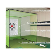 Gagalileo Outdoor Practice Golf Cage 8x8x8ft