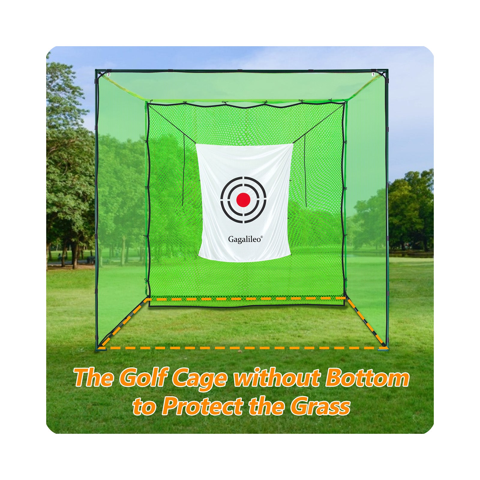 Gagalileo Golf Practice Cage 10X10X10ft