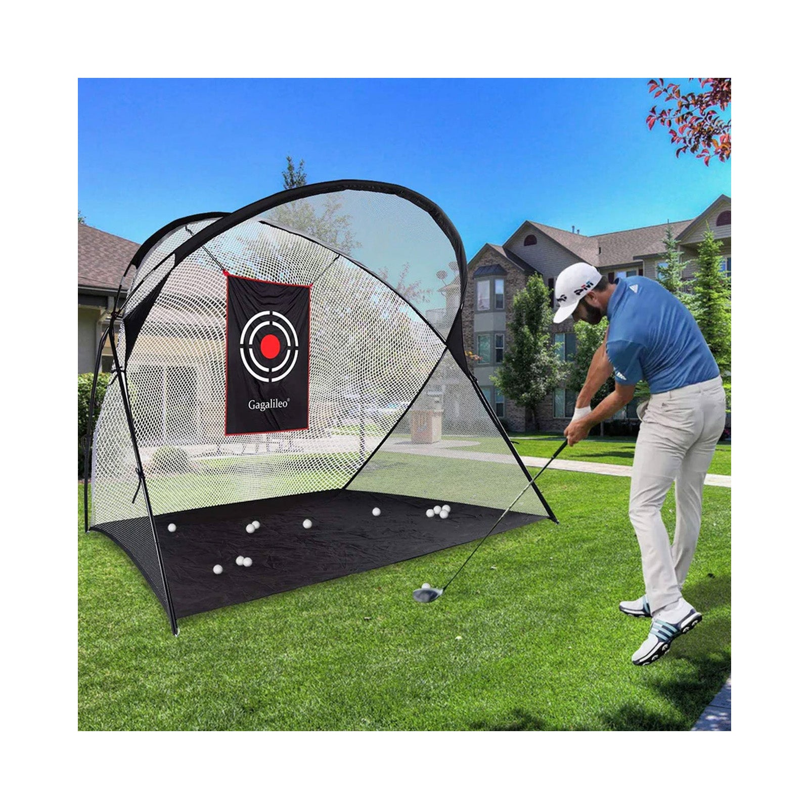 Galileo Golf Hitting Net/Backyard 10x7x5.5