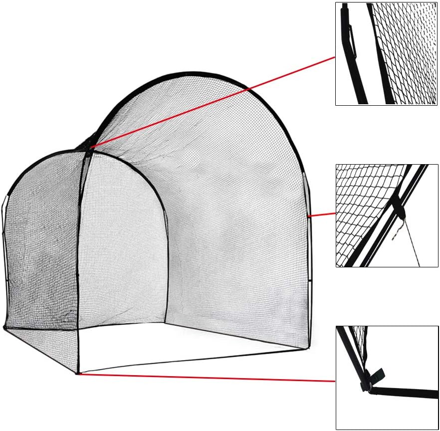 13x10x10Baseball Softball Batting Cage/Heavy Duty Pitching Cage