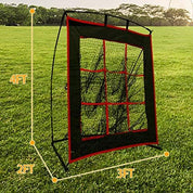 Gagalileo 9 hole Baseball Net for Pitching 4X3