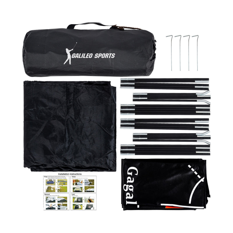 Gagalileo Backyard /Indoor Golf Net 8X6X5ft