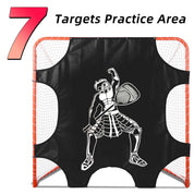 Kapler 6x6FT Lacrosse Goal Targets - Corner Shooting Practice Nets for Standard Size Goals - Precision Training Aid