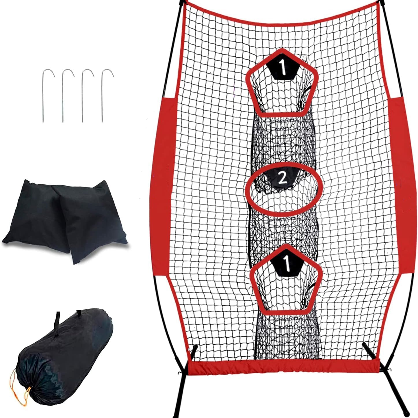 Gagalileo Football Throwing Net 7x5ft