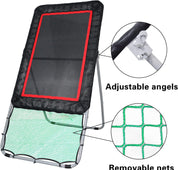 Galileo Lacrosse Rebounder,Folding Lacrosse Throwback Rebounde Rebound Target | 4x6FT Size
