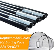 Gagalileo Replacement softball Rods 22x12x10ft
