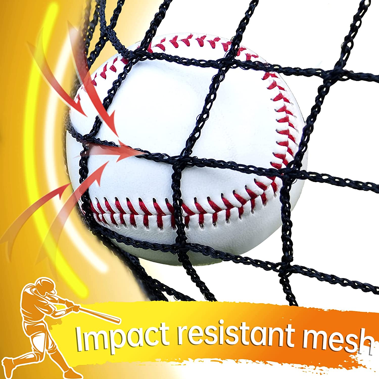 Gagalileo Batting Replacement Net 16x10x10ft