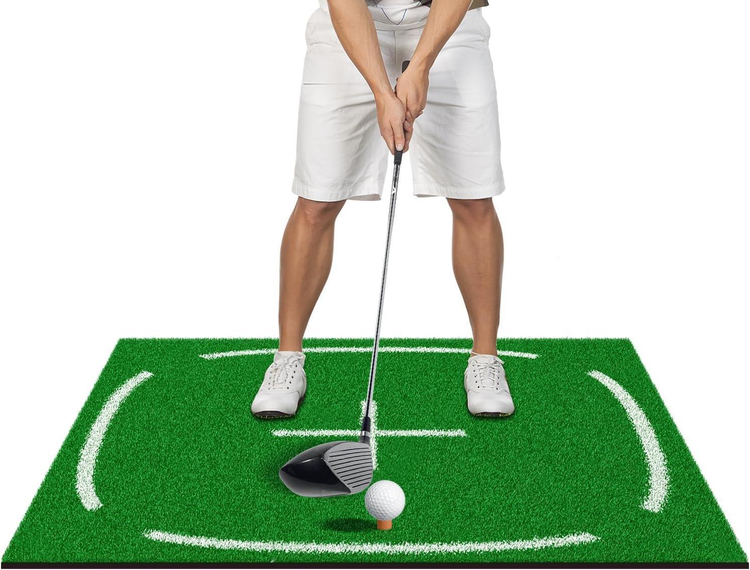 Galileo 5x5ft Premium Golf Hitting Mat - Dual-Alignment Training