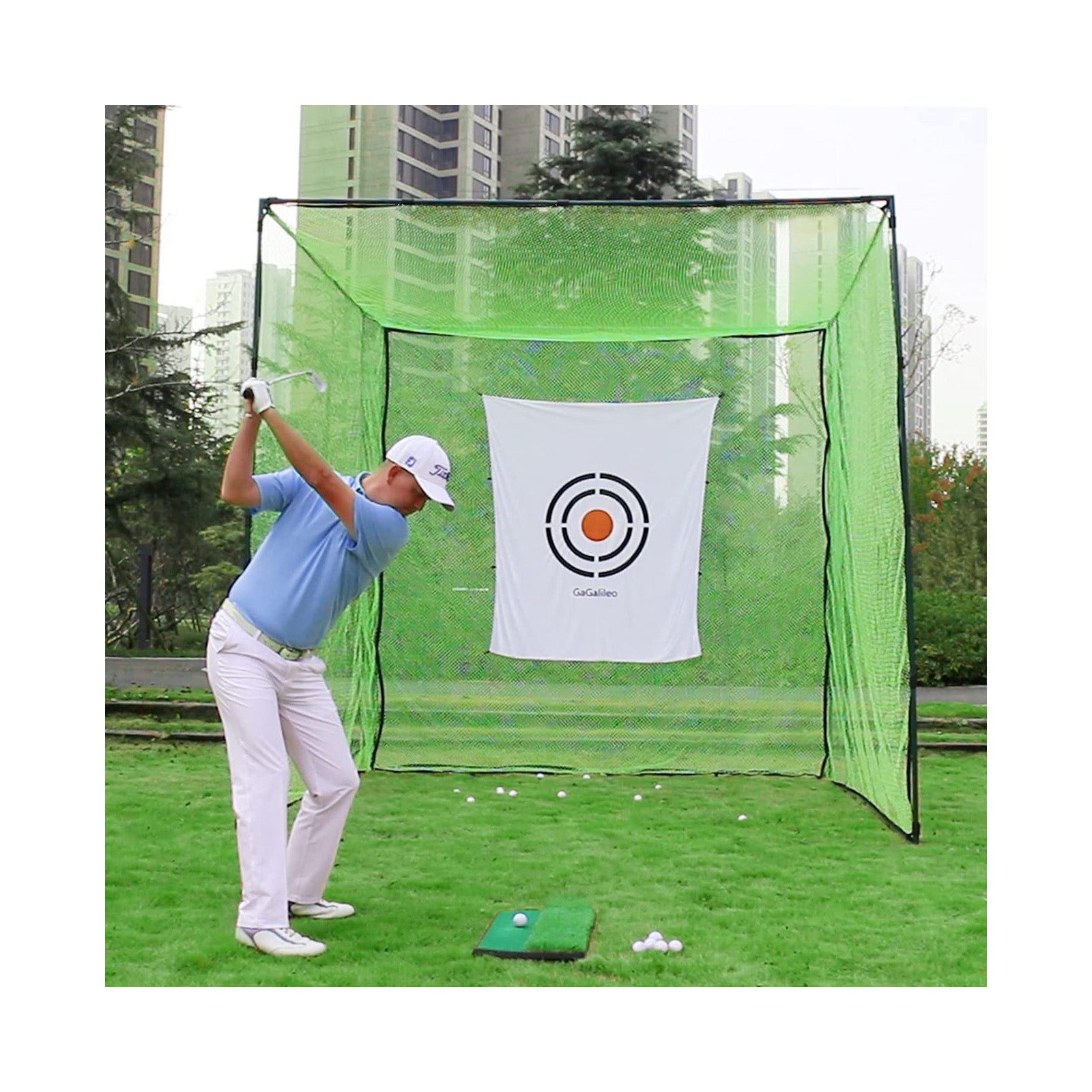 Gagalileo Golf Cage Replacement Net 40x10ft