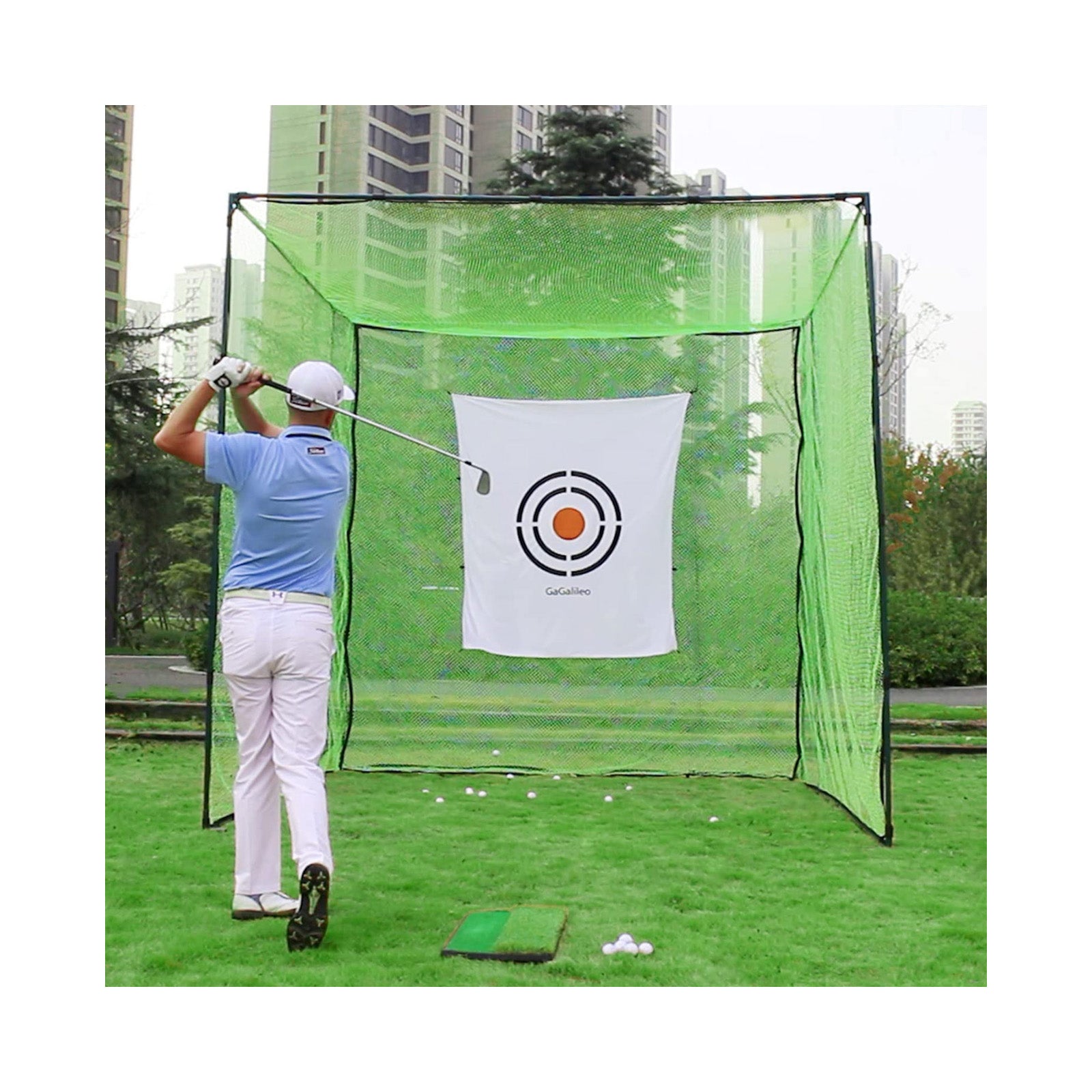 Gagalileo Golf Cage Replacement Net 40x10ft