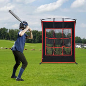Gagalileo 9 hole Baseball Net for Pitching 4X3