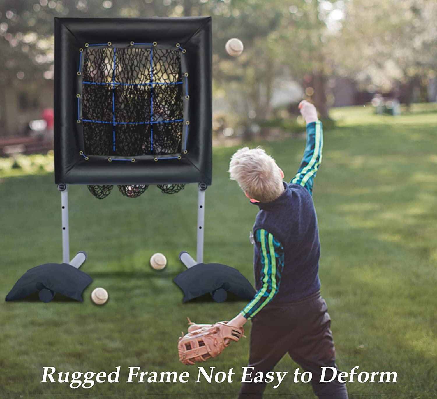 Gagalileo Baseball Pocket Net/ 9 Targe 4x2.5ft