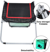 Galileo Lacrosse Rebounder,Folding Lacrosse Throwback Rebounde Rebound Target | 4x6FT Size