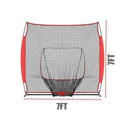 7'x7'Galileo Baseball & Softball Practice Hitting Pitching Net