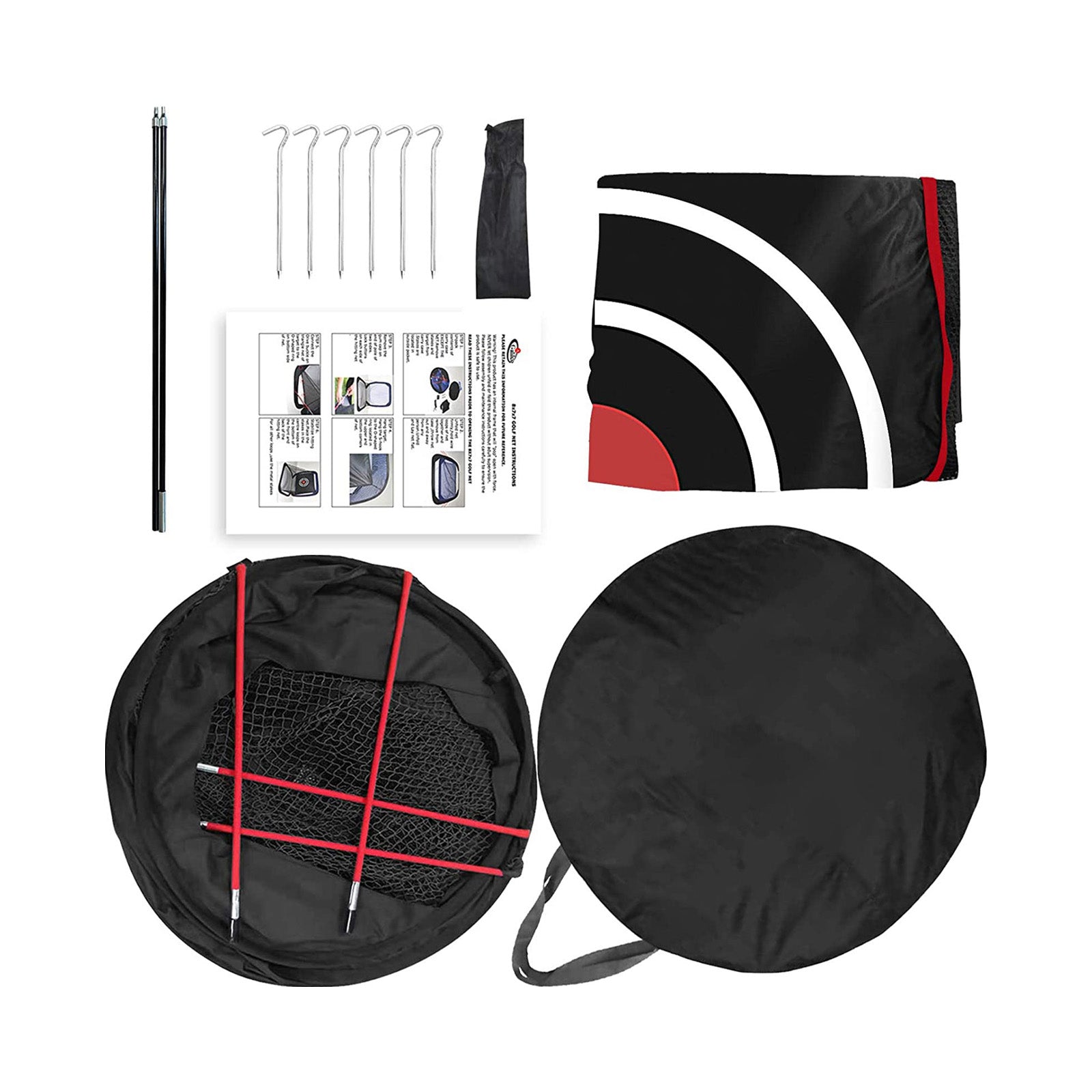 Gagalileo Portable Pop-Up Driving Net 8X7X7