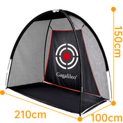 ゴルフネット 2x1.5x1m 屋内外練習ネット、取り付け簡単、キャリングバッグ付きJP