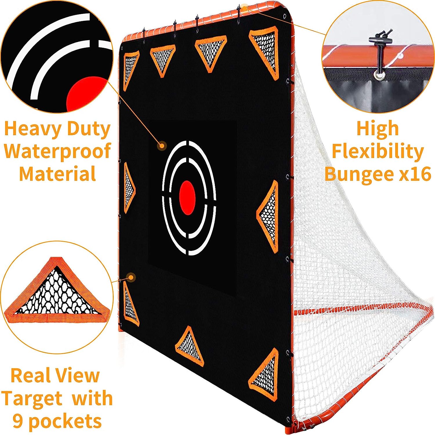 Gagalileo Portable Lacrosse Goal 6X6ft