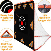 Gagalileo Portable Lacrosse Goal 6X6ft