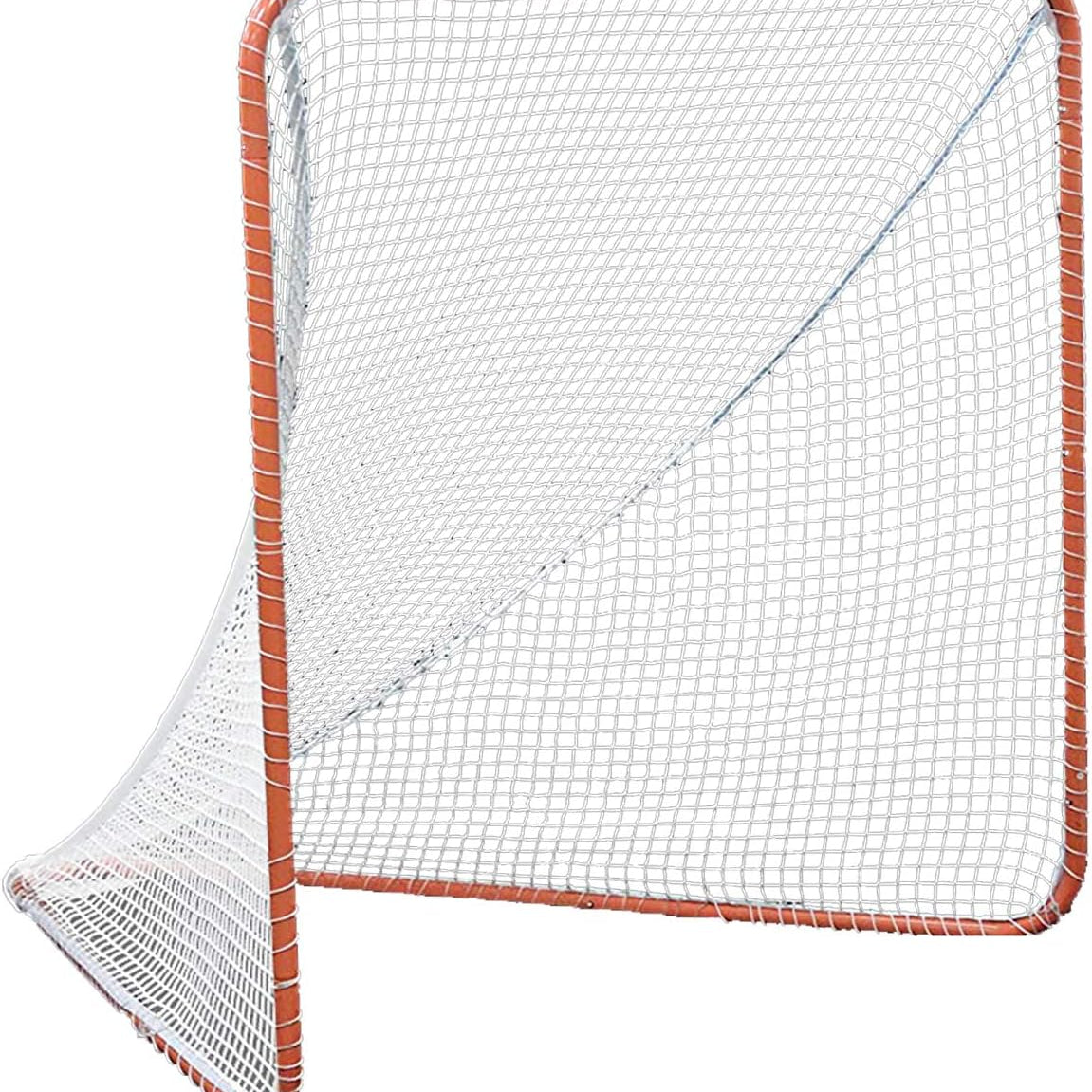 Galileo Regulation 6' x 6' Lacrosse Net with Steel Frame Portable Lacrosse Goal Collegiate Lacrosse Goals