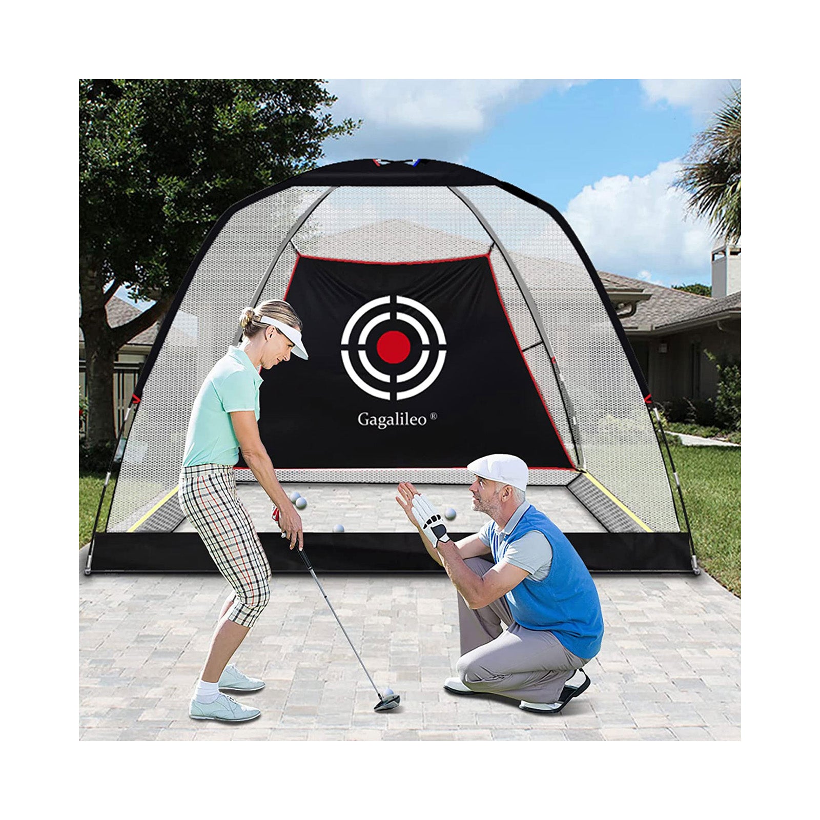 Gagalileo Hitiing Golf Net 10'X 6.5'X 6'