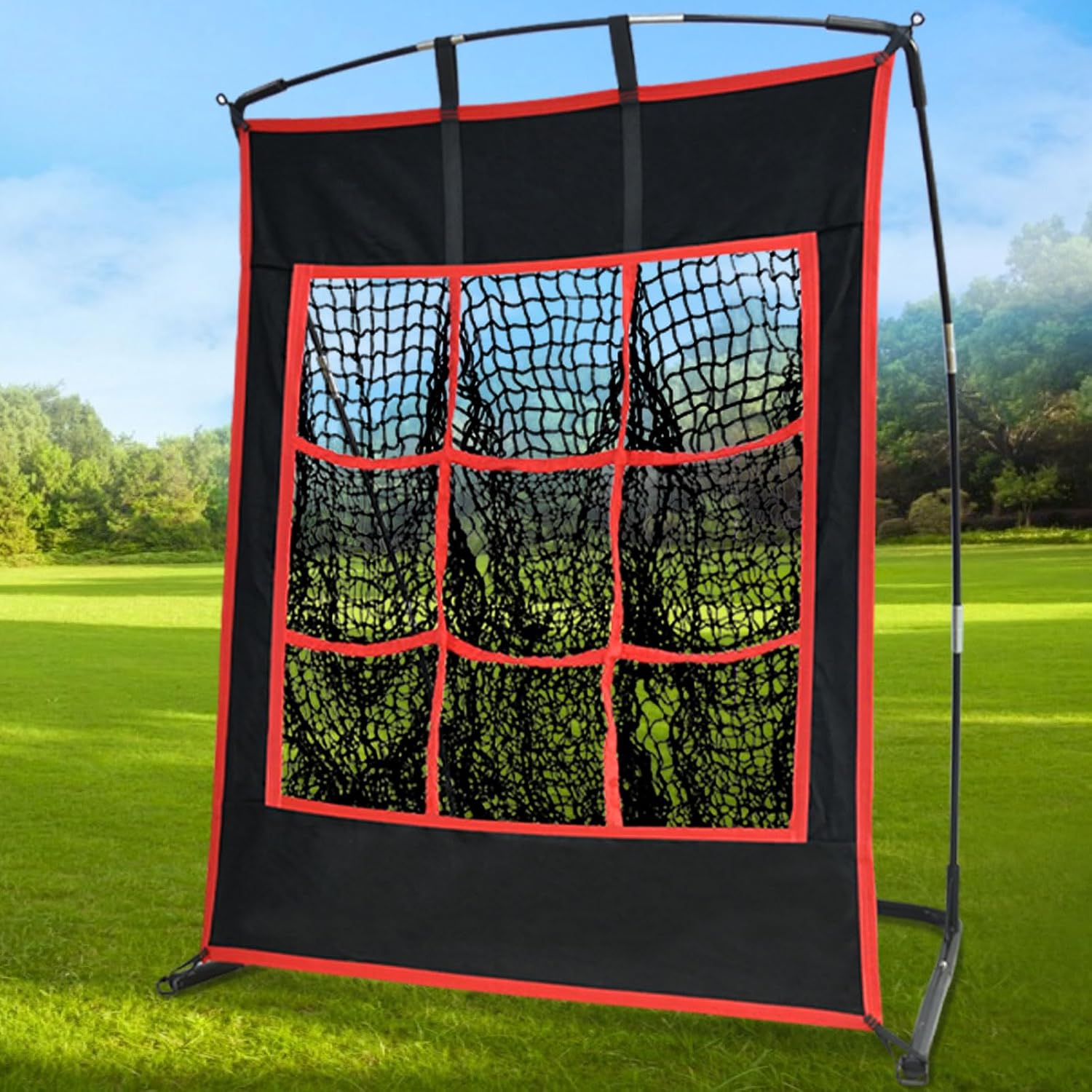 Gagalileo 9 hole Baseball Net for Pitching 4X3