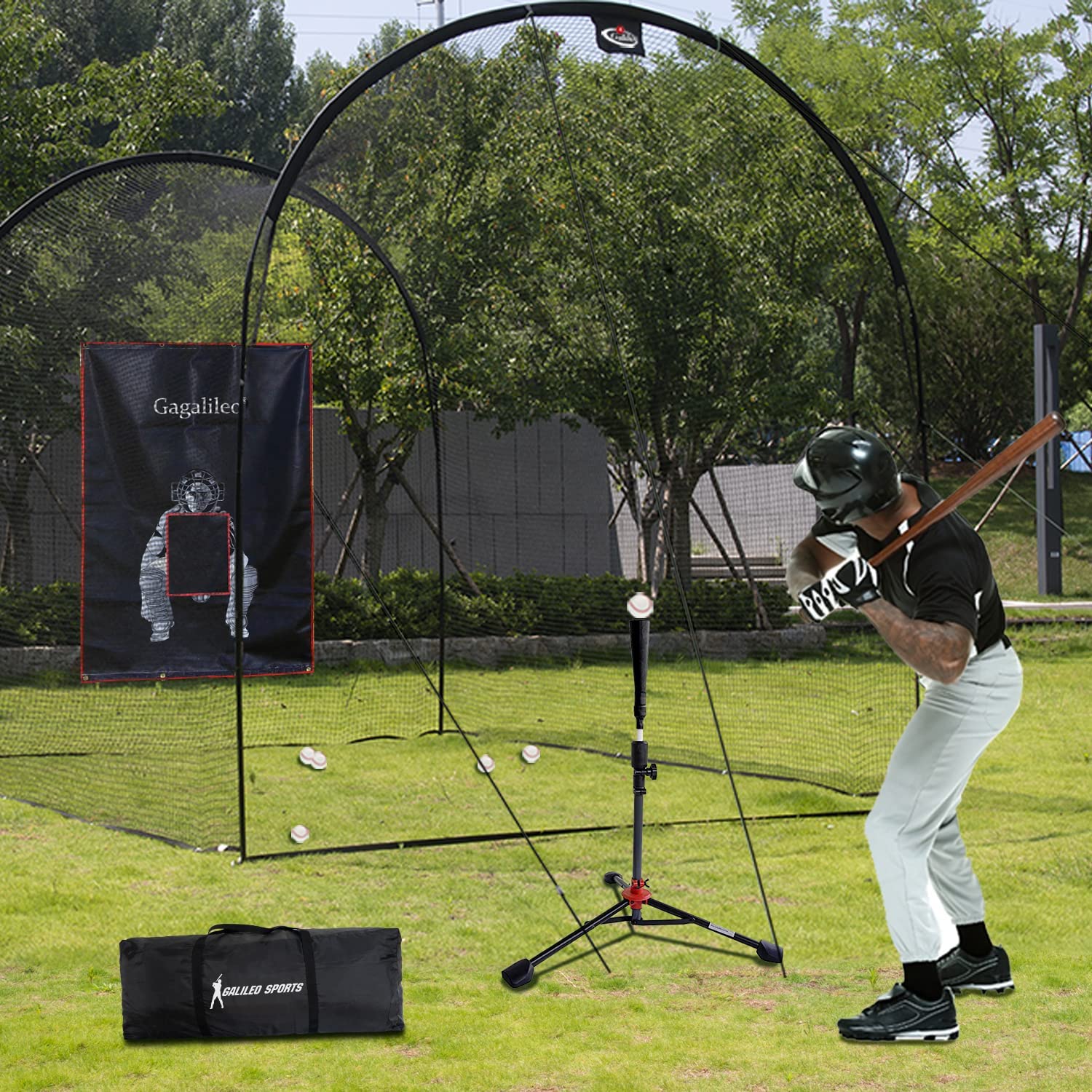Gagalileo Softball Backstop Viny Target 5X6ft