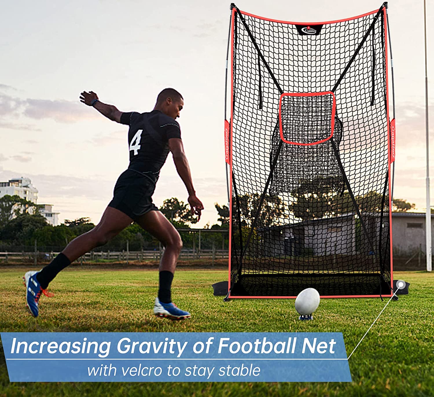 Gagalileo Football Portable Net Sandbags