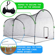 22×12×10Baseball Softball Batting Cage / HeavyLarge Batting Cages