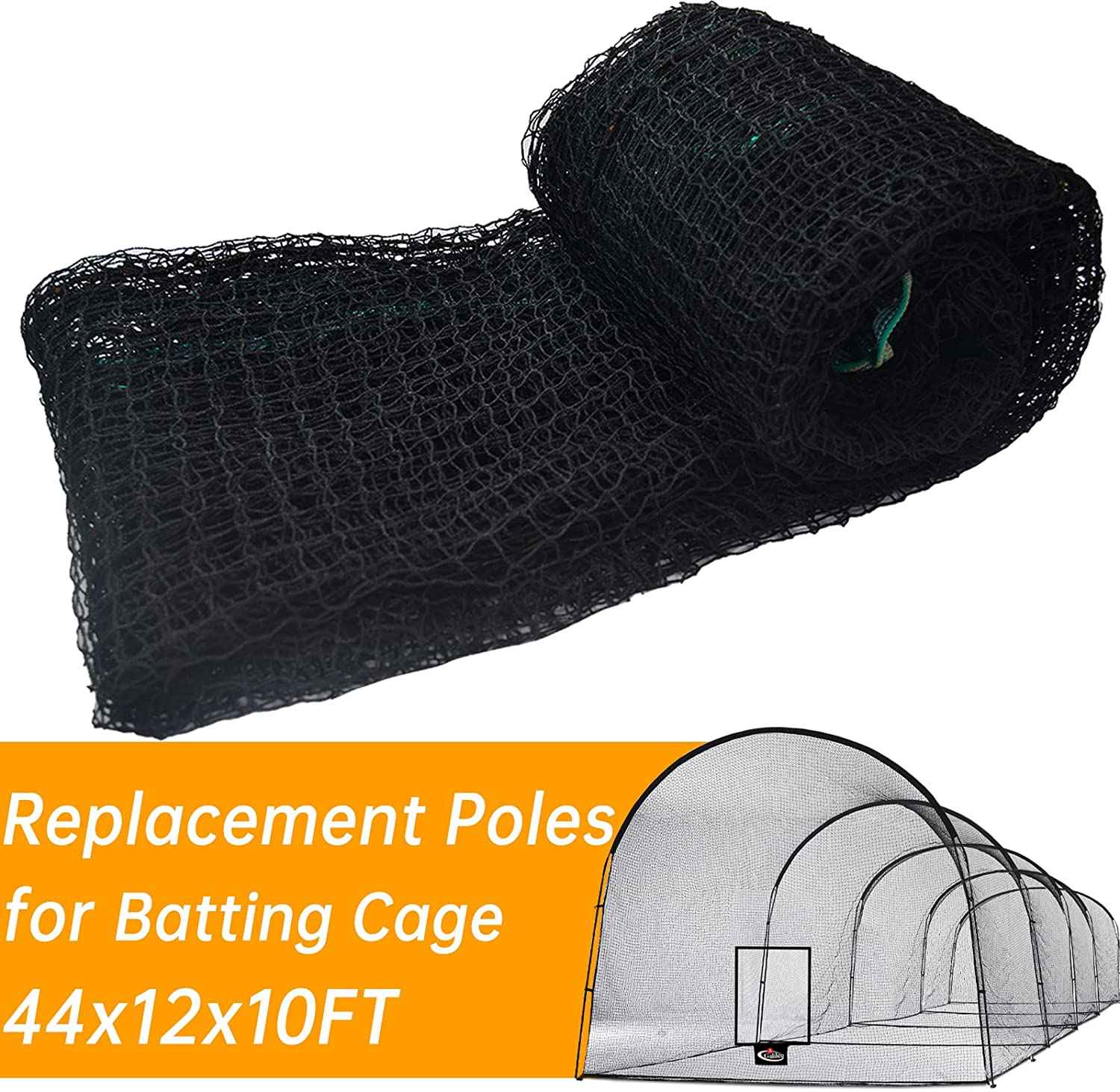 Gagalileo Baseball Replacement Net 44X12X10