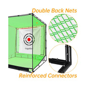 Gagalileo Golf Hitting Backyard Cage 7X7x7ft