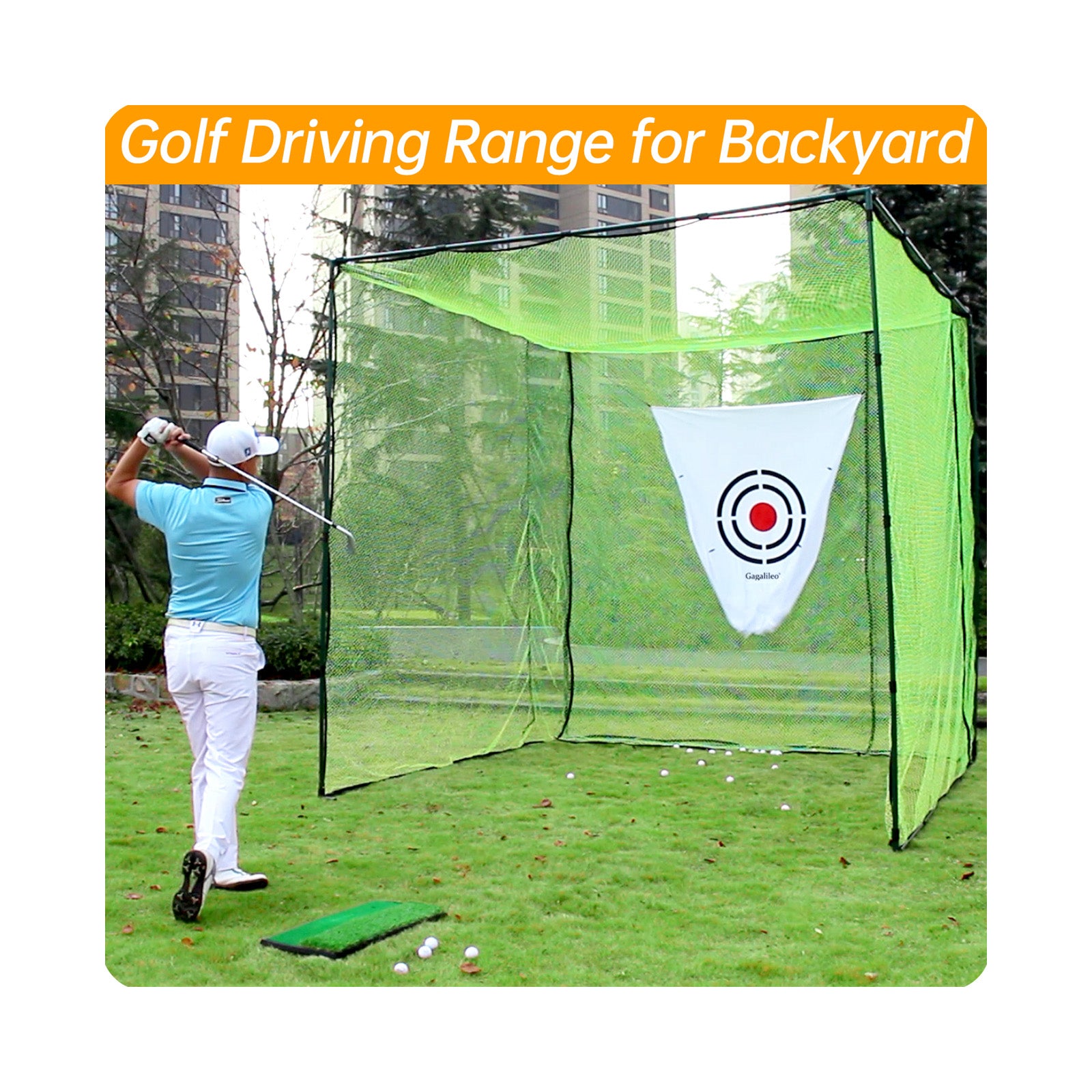 Gagalileo Golf Practice Cage 10X10X10ft