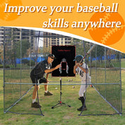 16X10X8 Gagalileo Baseball Batting Cage/ Backyard/Heavy Pitching Cage