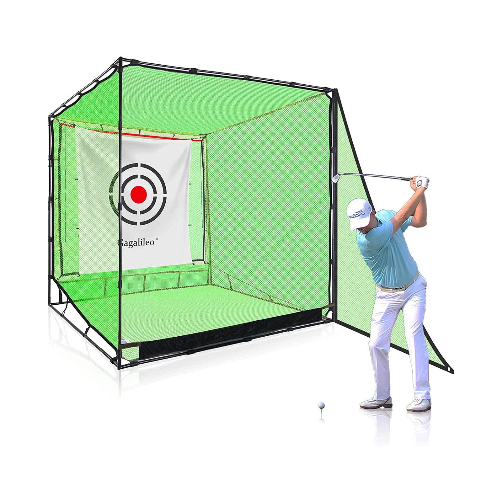 7X7x7 Gagalileo Golf Cage Net/Golf Hitting Cage/ Backyard