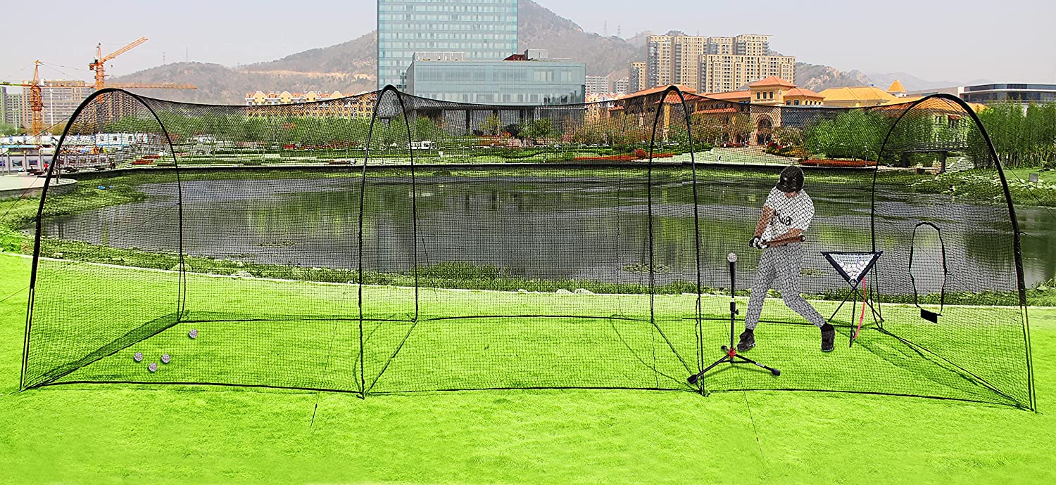 Gagalileo Batting Cage Replacement Net 33x12x10ft