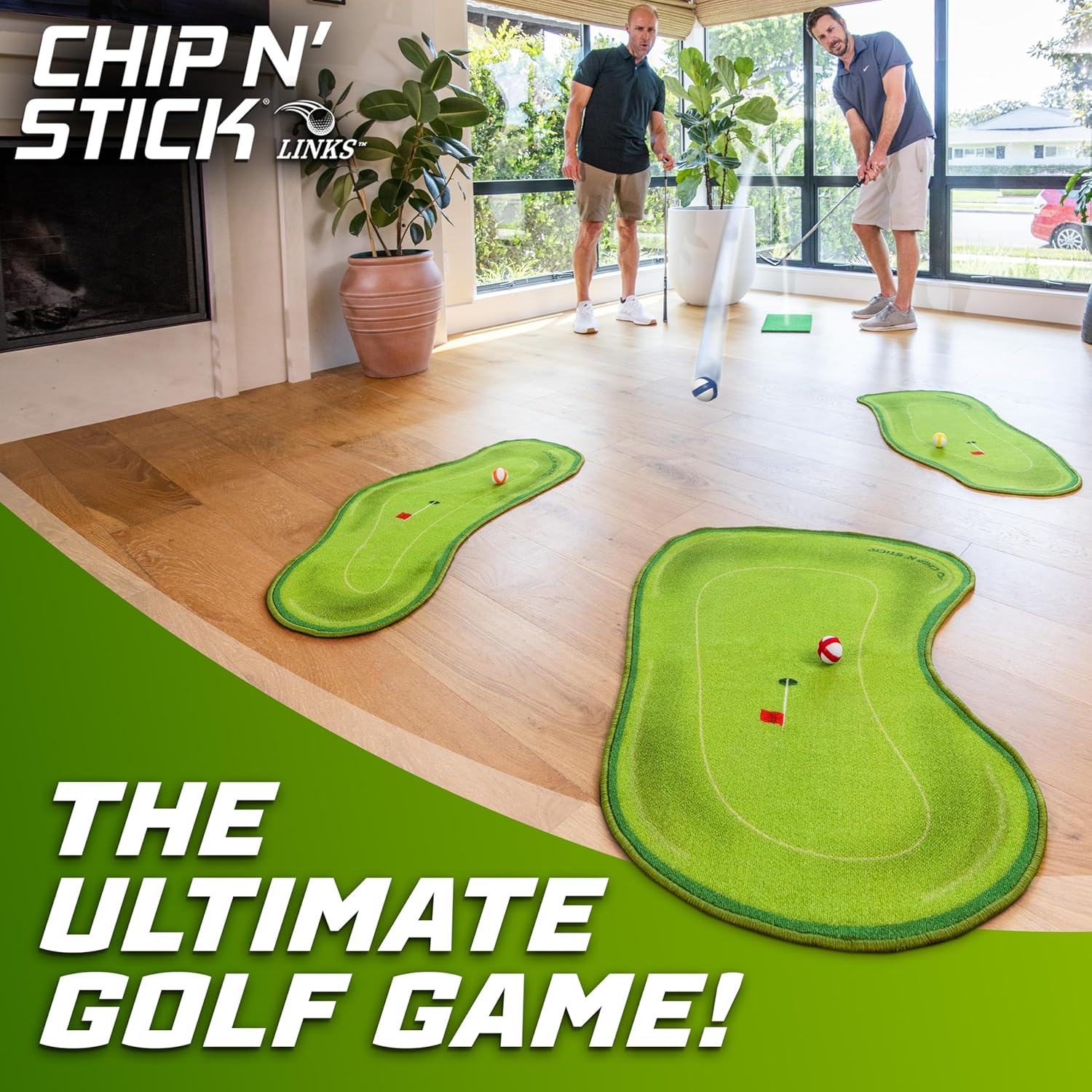 Chip N' Stick Golf – Sticky Ball Chipping Game for Indoor/Outdoor Play