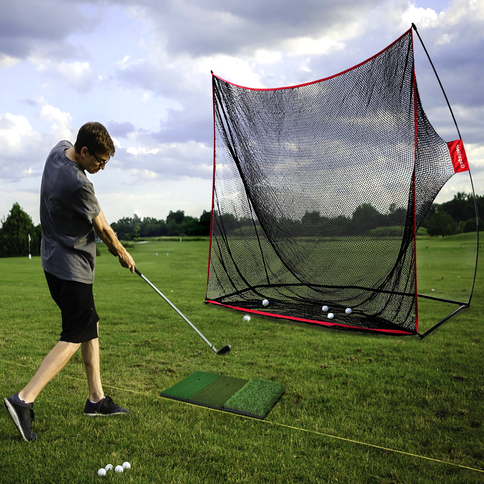 Gagalileo Portable Hitting Nets 10x7ft