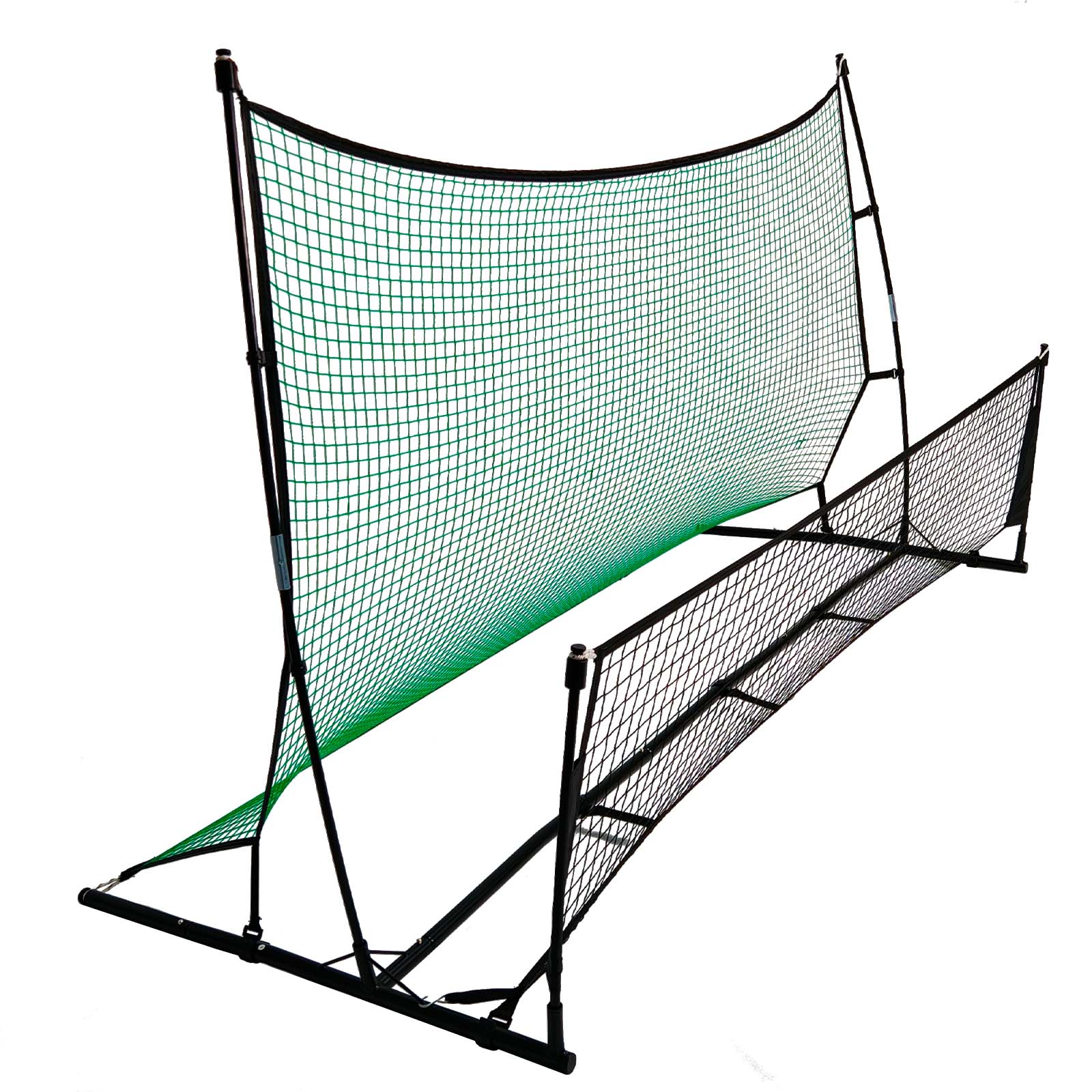 Portable Soccer Rebounder Net - Professional Football Training Equipment with Carry Bag | Solo & Team Practice for Passing, Volley & Shooting | Durable Iron Frame Construction 6X4 7X7FT