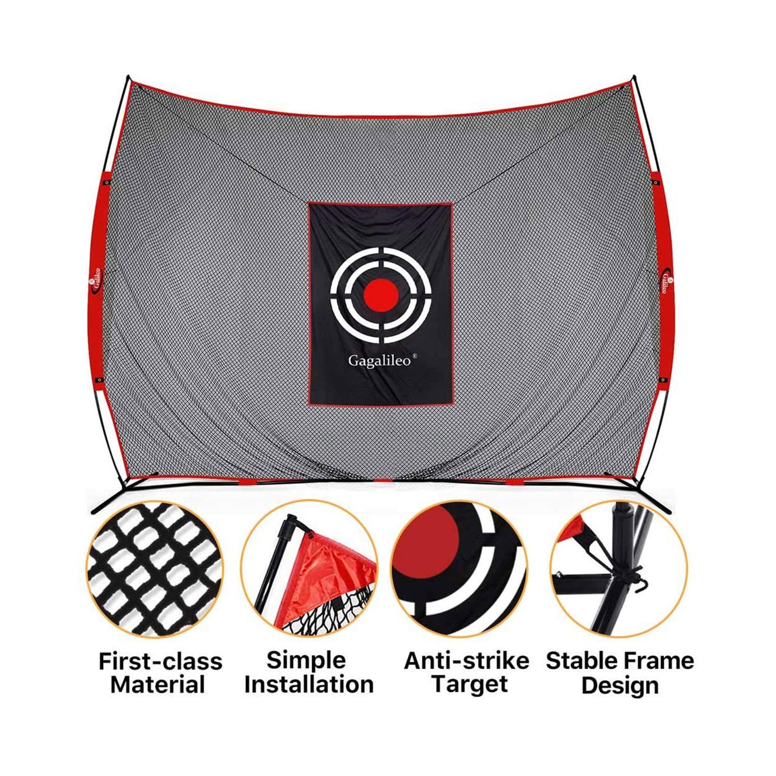 Gagalileo Net Practice Hitting Nets 12X10ft