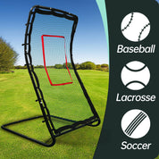 Multi-Sport Rebounder Net – Baseball, Softball, Volleyball & Lacrosse Trainer for Solo Practice, Fielding & Drills
